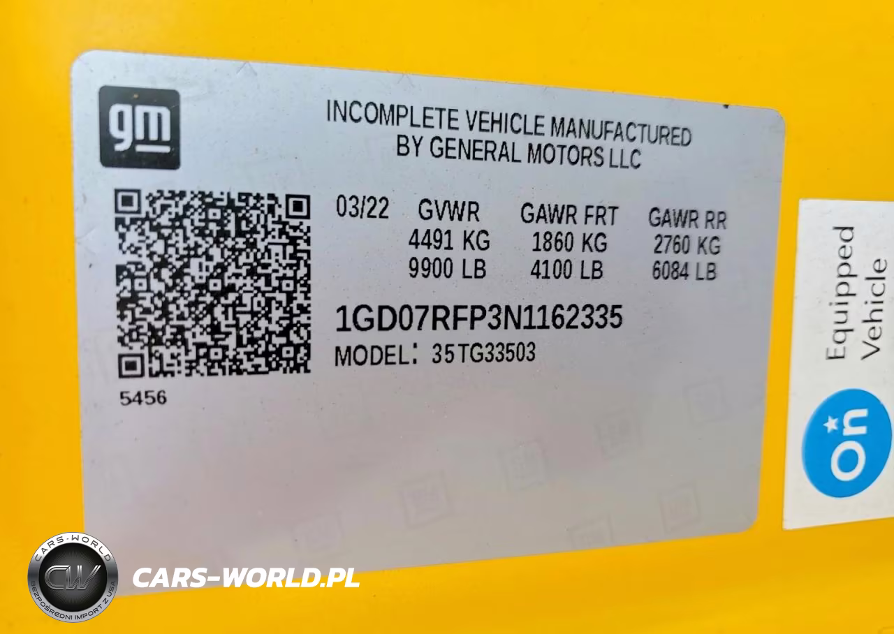 2022 GMC Savana Box Truck VIN:1GD07RFP3N1162335 - 14