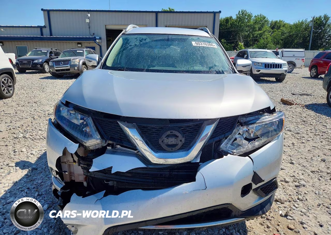 2016 Nissan Rogue Sv VIN:JN8AT2MV7GW151717 - 5