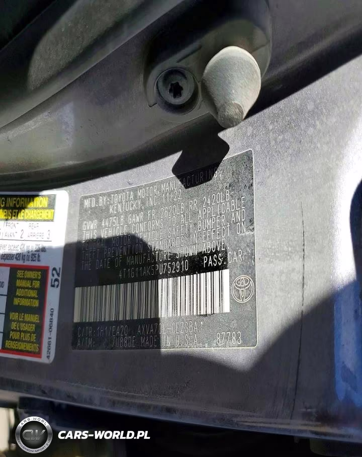 2023 Toyota Camry Se VIN:4T1G11AK5PU752910 - 12