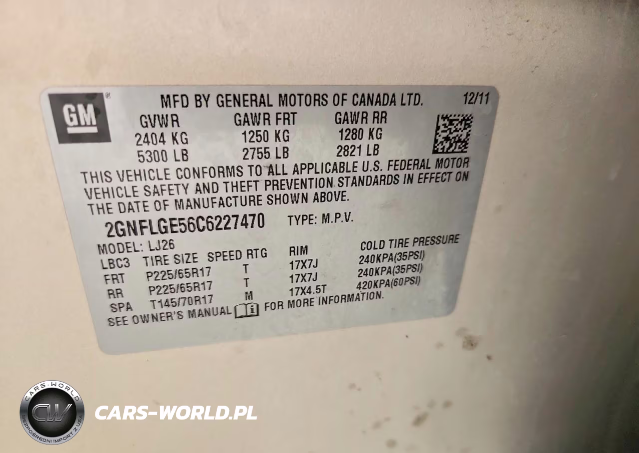 2012 Chevrolet Equinox Ltz VIN:2GNFLGE56C6227470 - 13