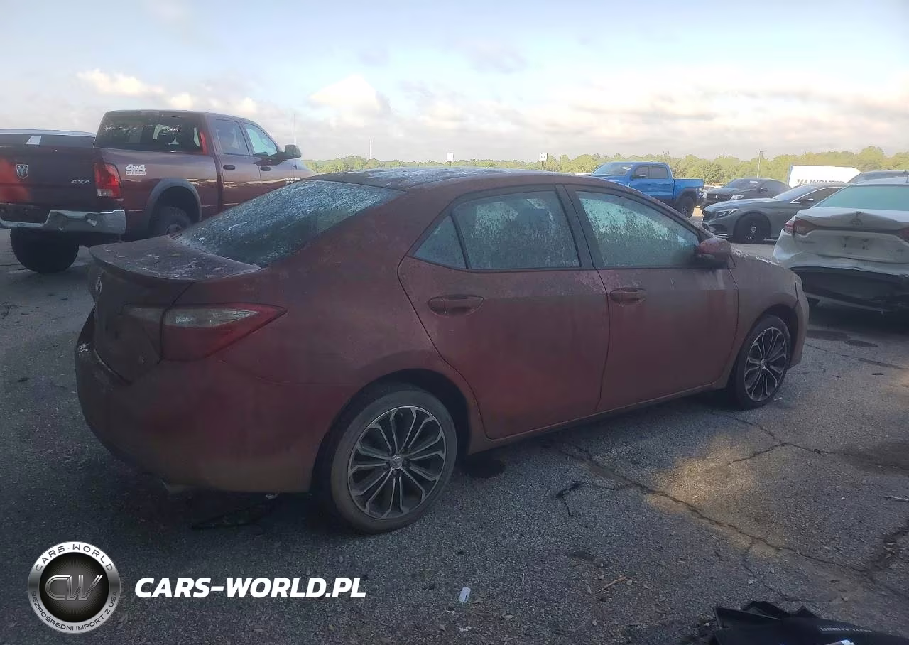2014 Toyota Corolla S Plus VIN:5YFBURHE2EP077029 - 3