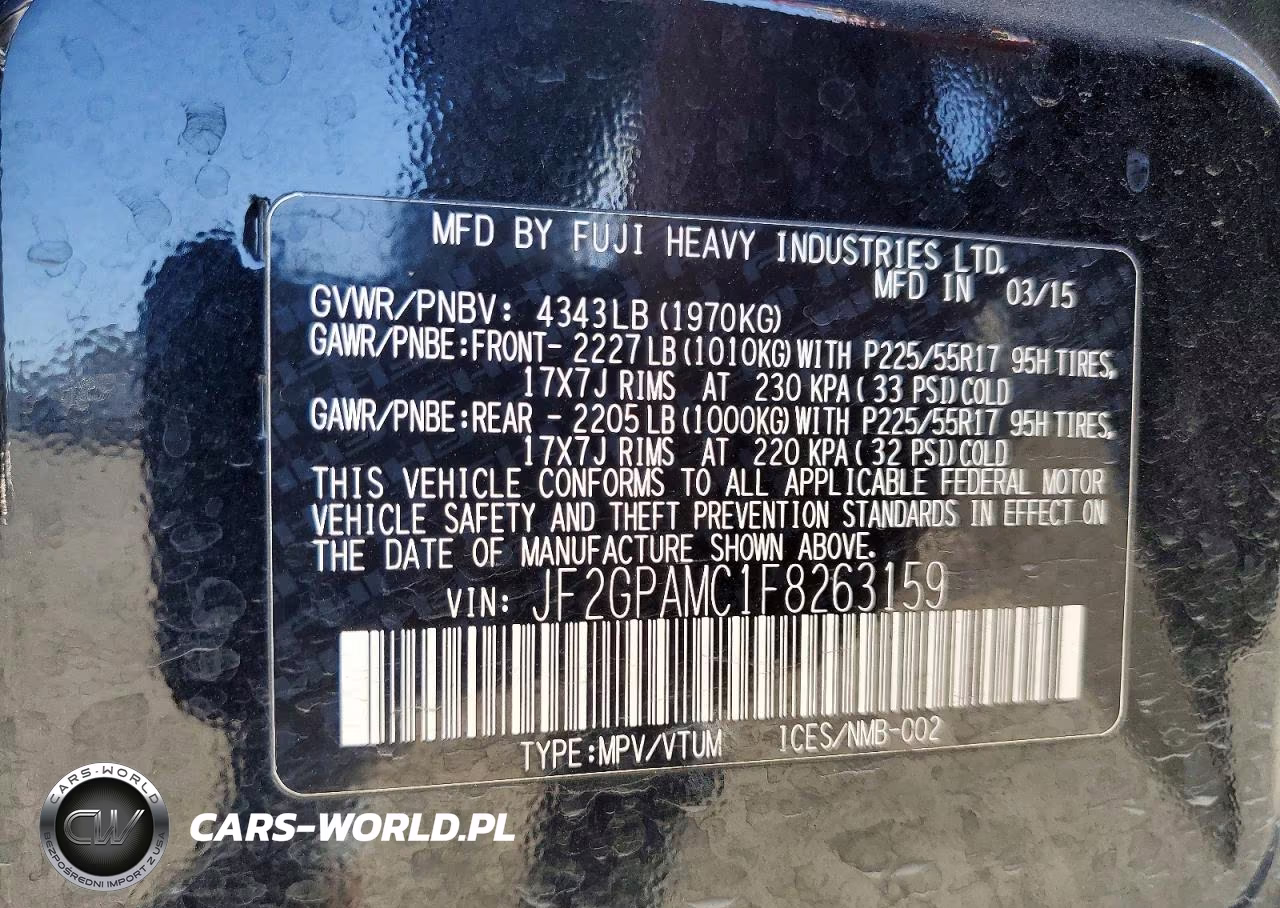 2015 Subaru Xv Crosstrek 2.0 Limited VIN:JF2GPAMC1F8263159 - 13
