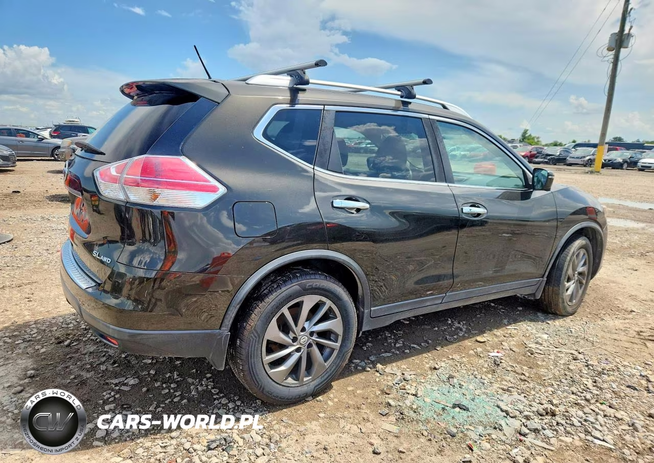 2016 Nissan Rogue Sl VIN:KNMAT2MV6GP678993 - 3