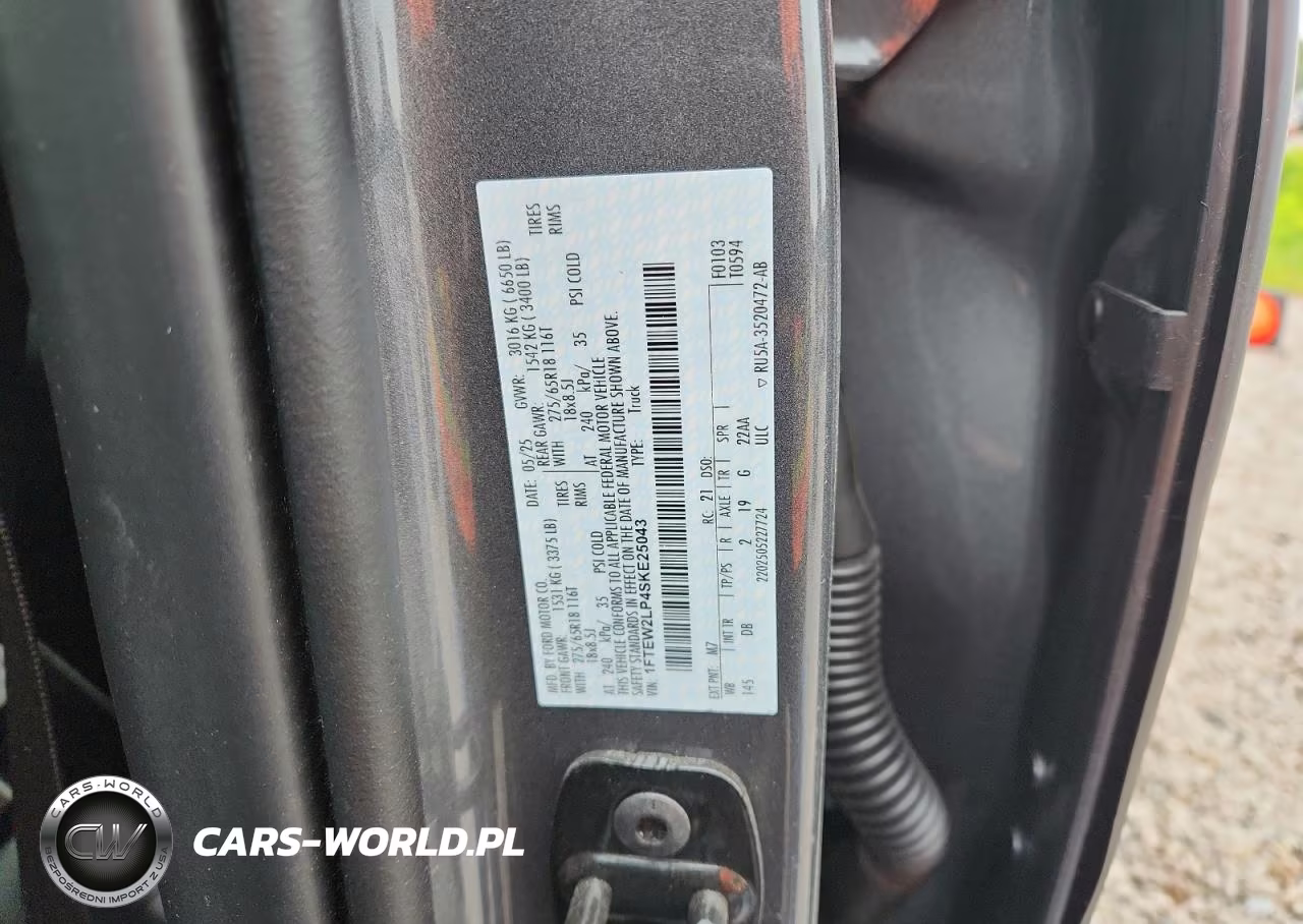 2025 Ford F150 Stx VIN:1FTEW2LP4SKE25043 - 12