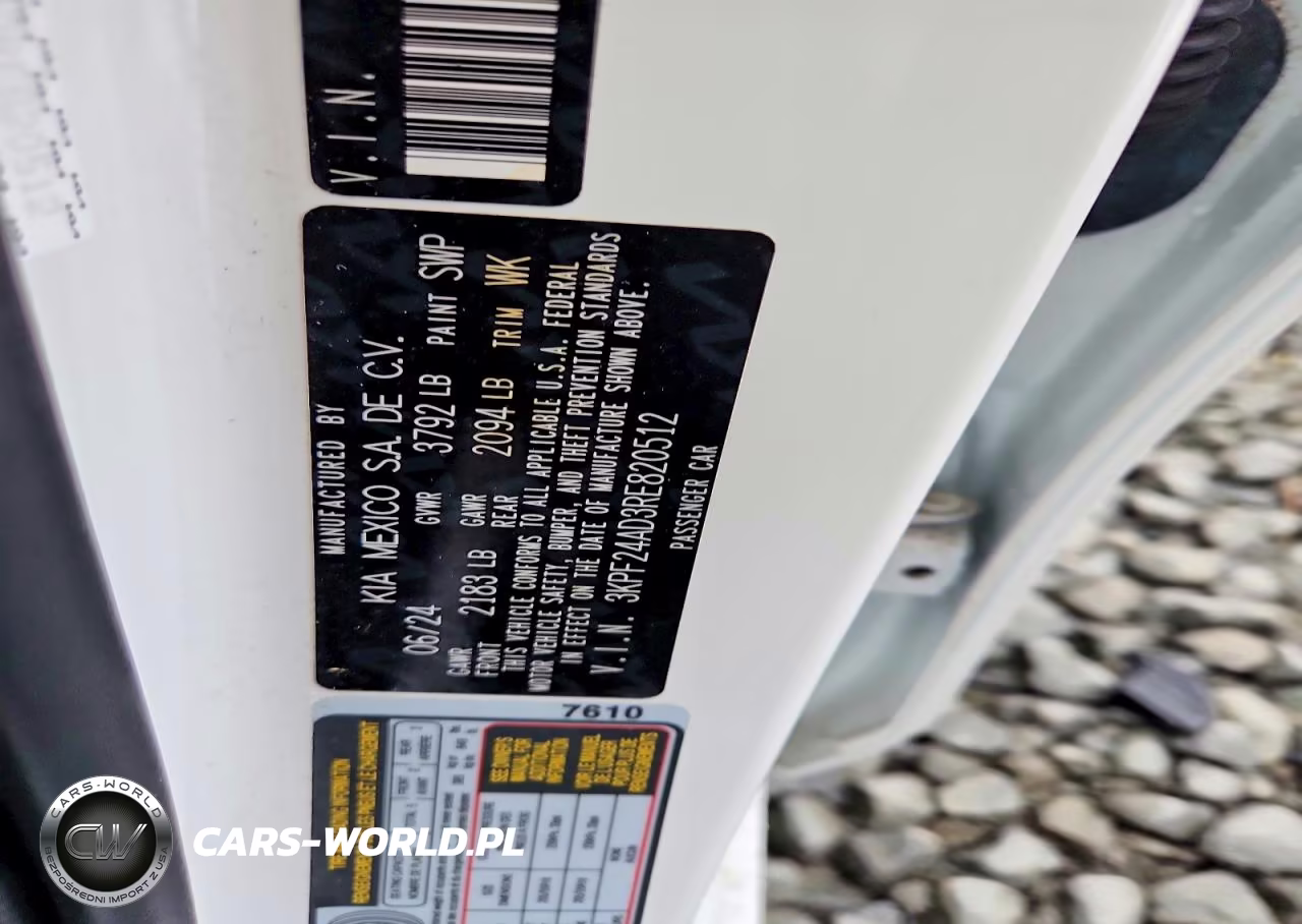 2024 Kia Forte Lxs VIN:3KPF24AD3RE820512 - 13