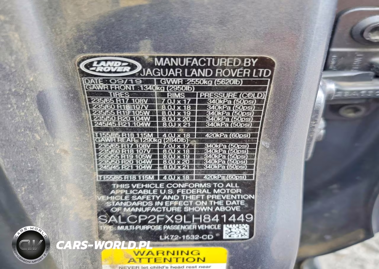 2020 Land Rover Discovery Sport Se VIN:SALCP2FX9LH841449 - 13