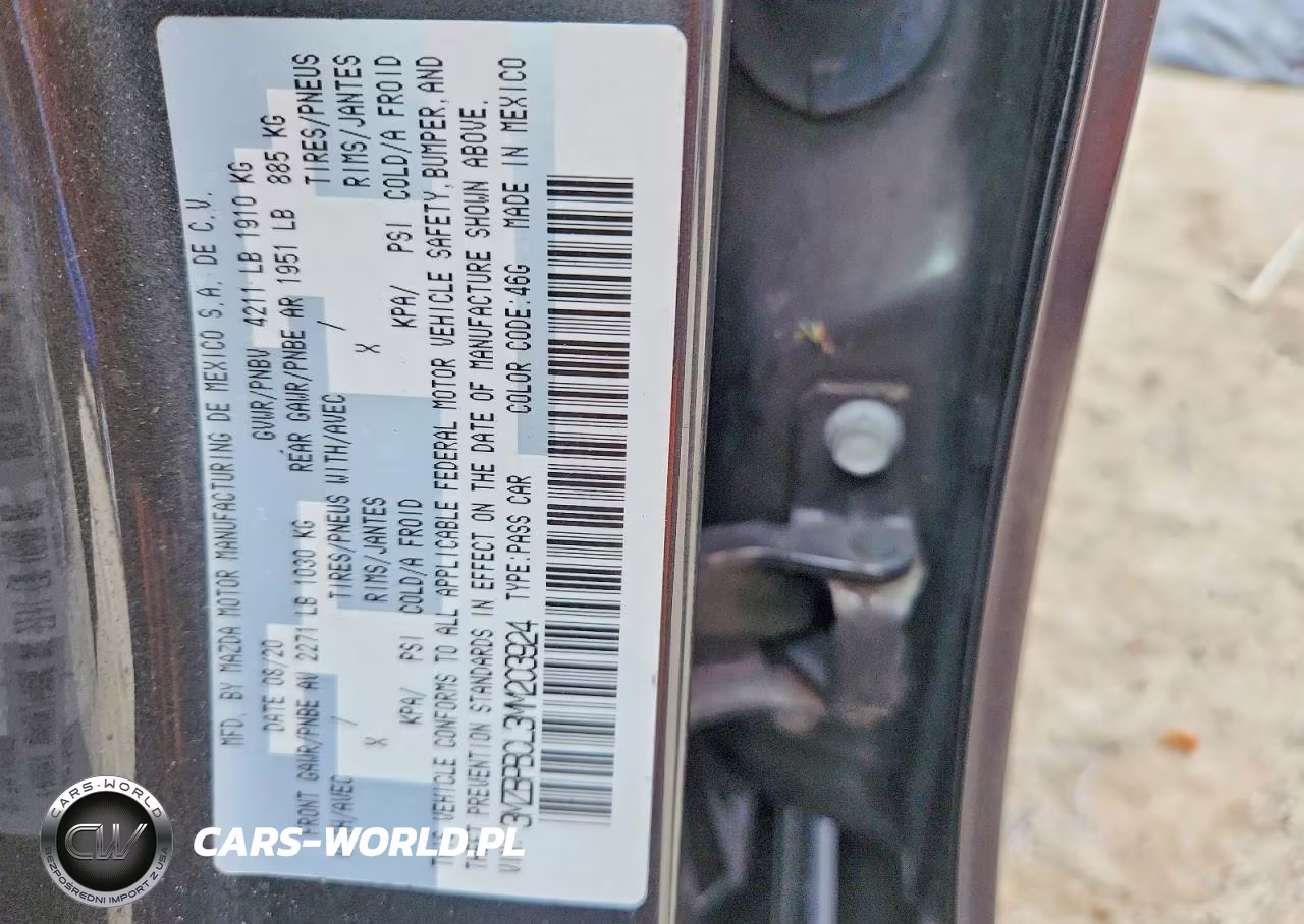 2021 Mazda 3 Preferred VIN:3MZBPBCL3MM203924 - 12