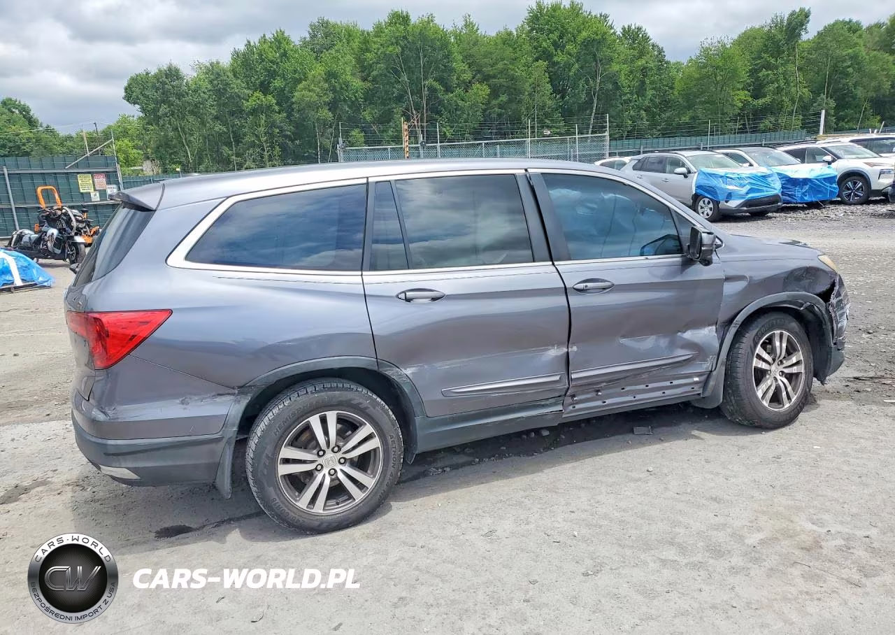 2016 Honda Pilot Exl VIN:5FNYF5H5XGB049586 - 3