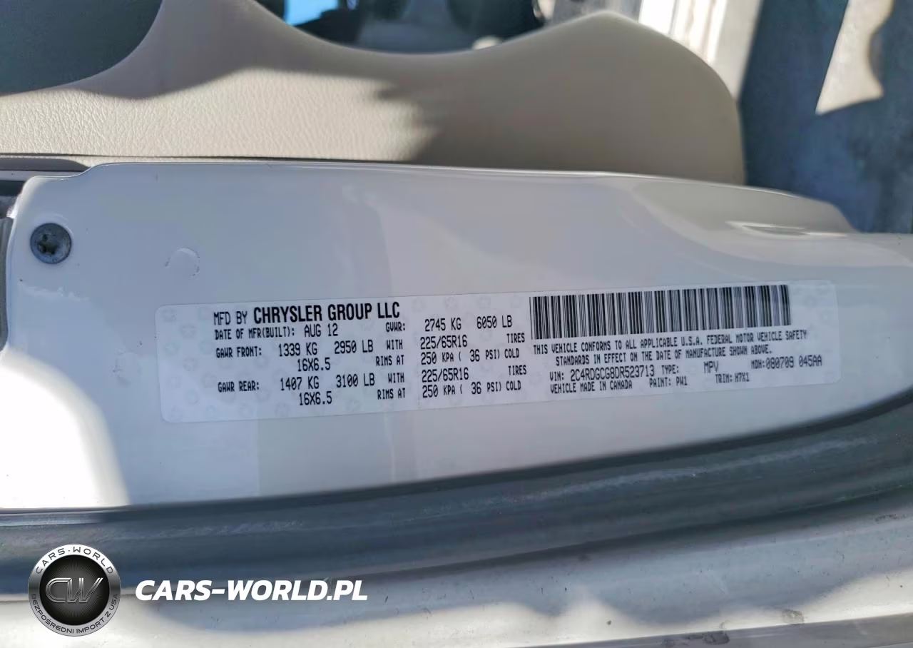 2013 Dodge Grand Caravan Sxt VIN:2C4RDGCG8DR523713 - 13
