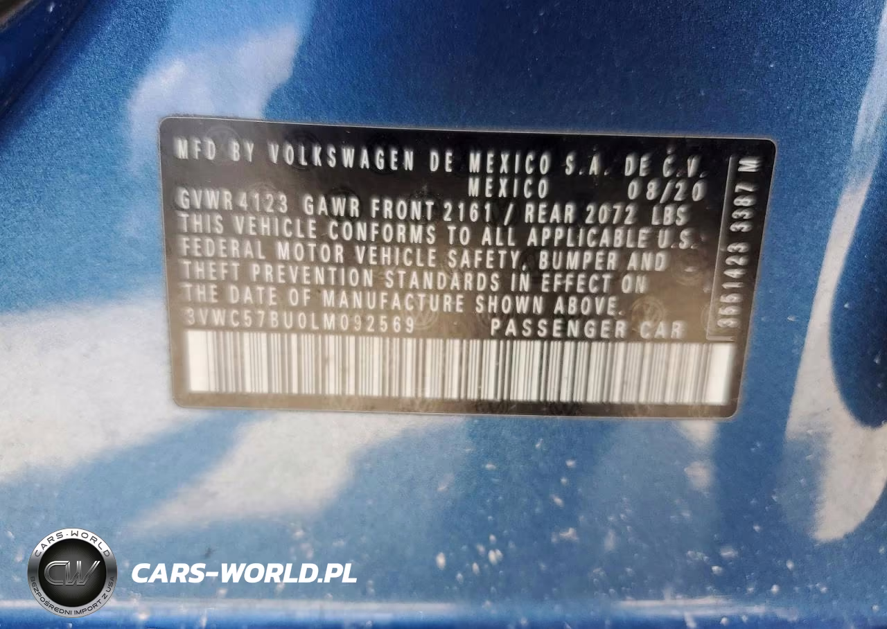 2020 Volkswagen Jetta S VIN:3VWC57BU0LM092569 - 12
