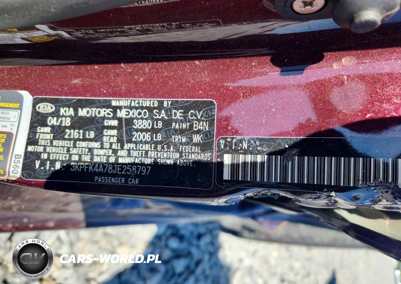 2018 Kia Forte Lx VIN:3KPFK4A78JE258797 - 12