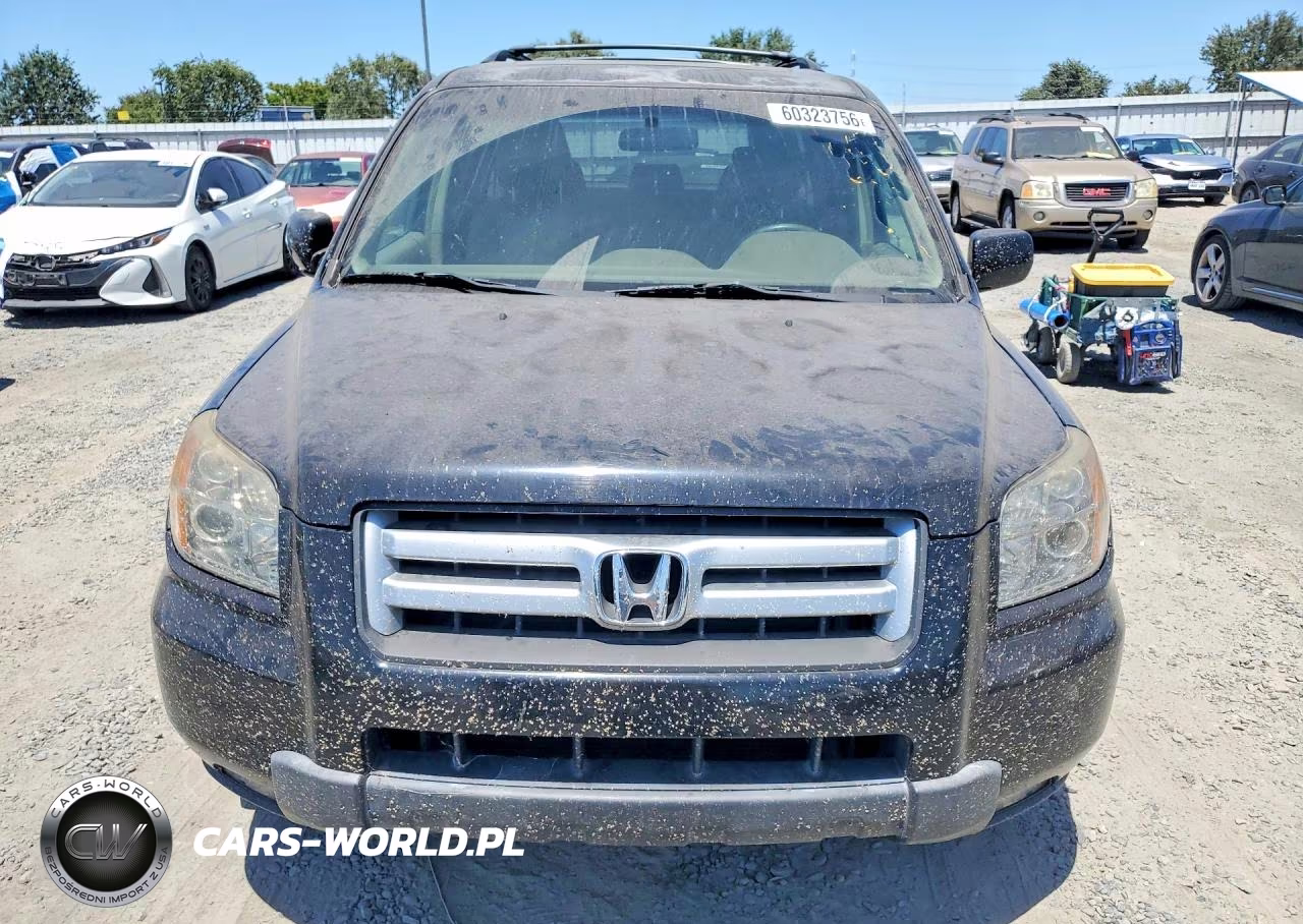 2006 Honda Pilot Ex VIN:2HKYF18706H517920 - 5