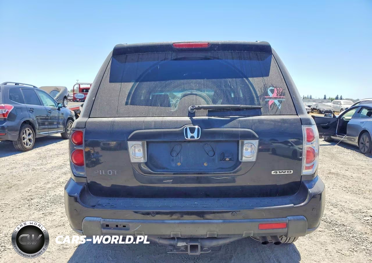 2006 Honda Pilot Ex VIN:2HKYF18706H517920 - 6
