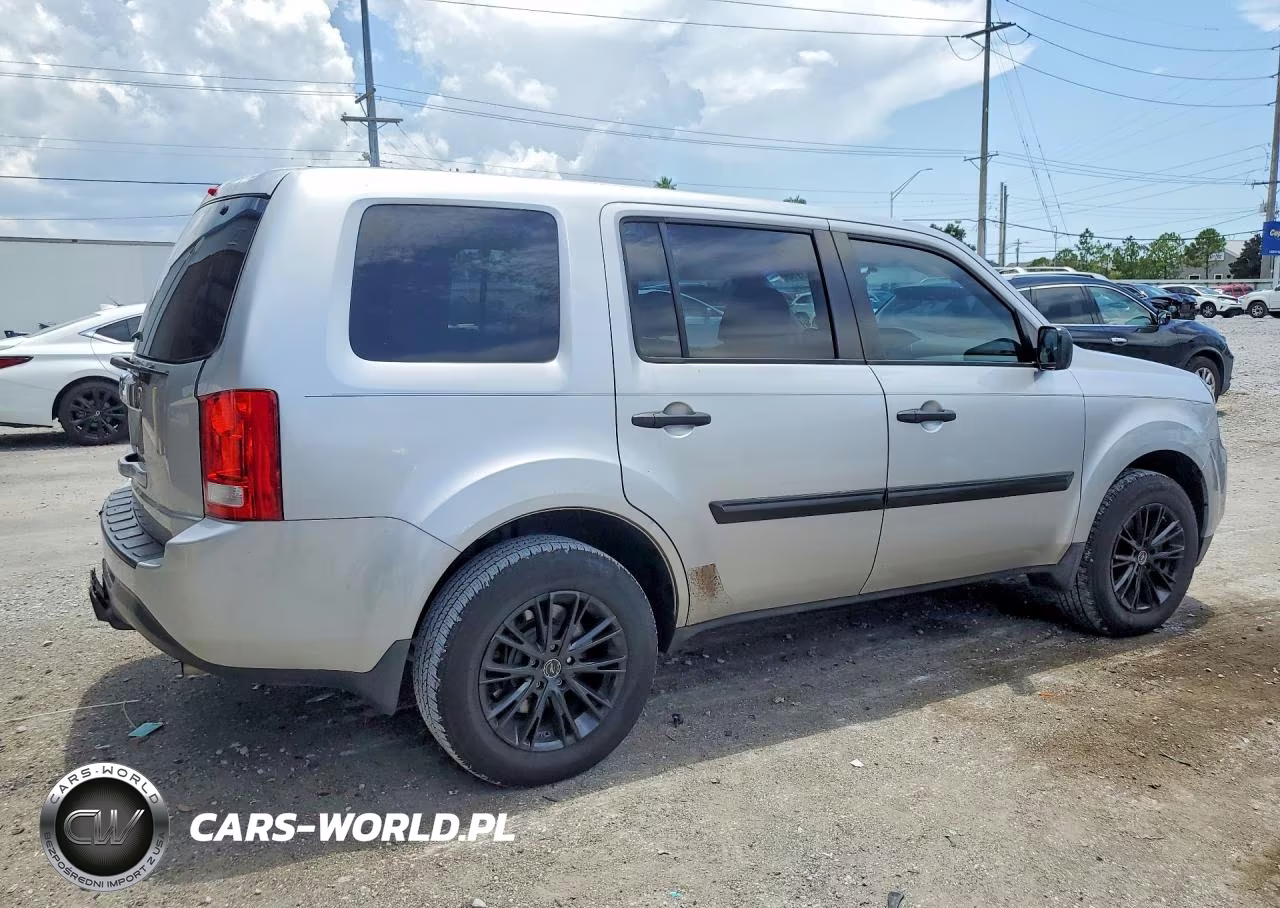 2015 Honda Pilot Lx VIN:5FNYF3H20FB005783 - 3