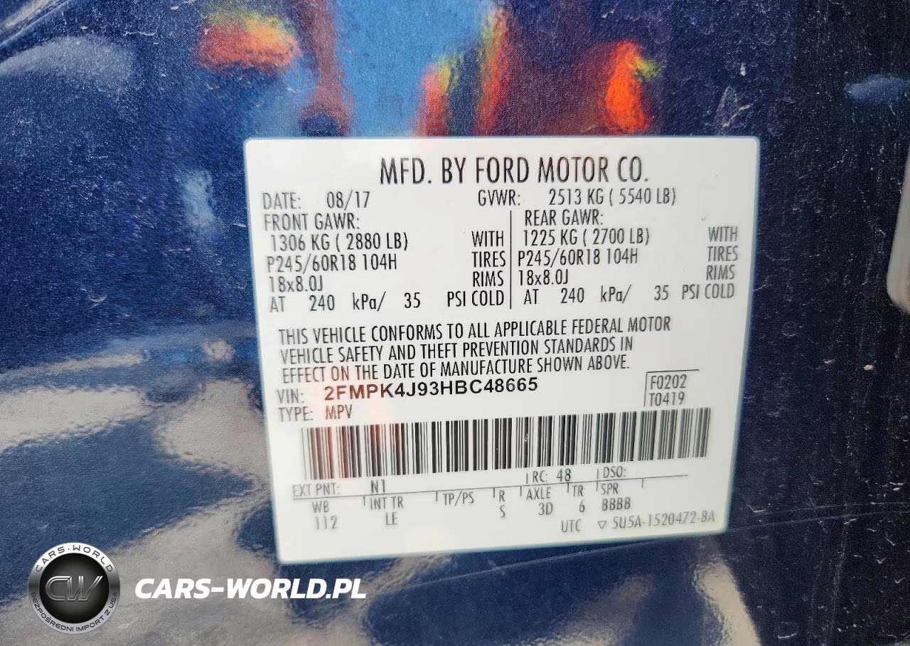 2017 Ford Edge Sel VIN:2FMPK4J93HBC48665 - 13