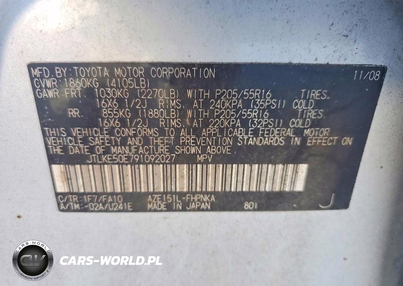 2009 Scion Xb VIN:JTLKE50E791092027 - 13