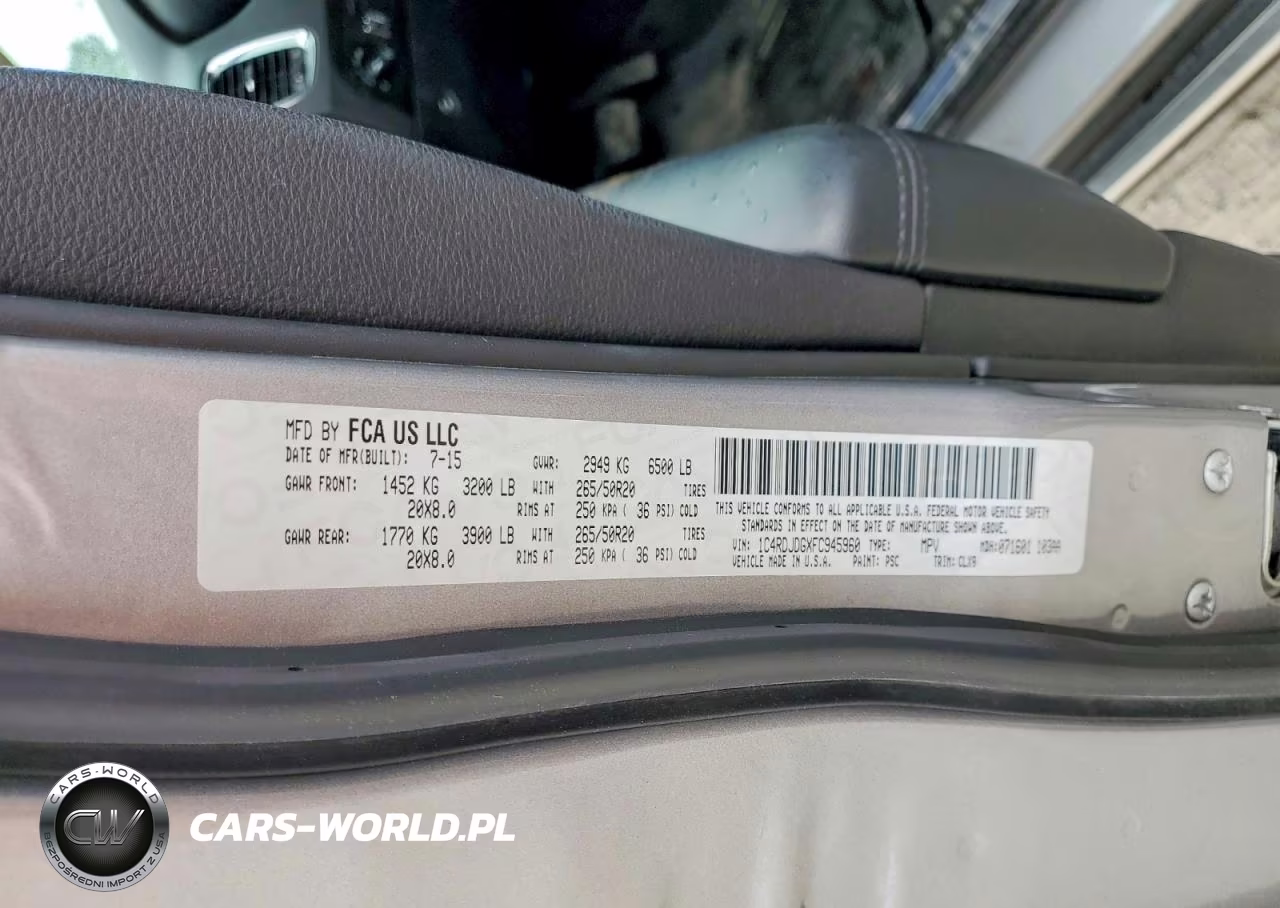 2015 Dodge Durango Limited VIN:1C4RDJDGXFC945960 - 13