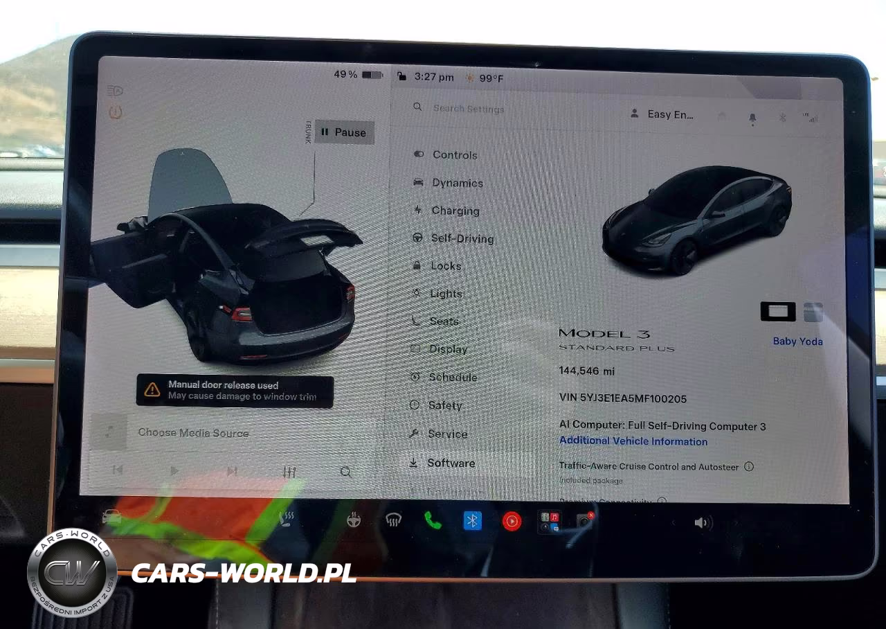 2021 Tesla Model 3 VIN:5YJ3E1EA5MF100205 - 9