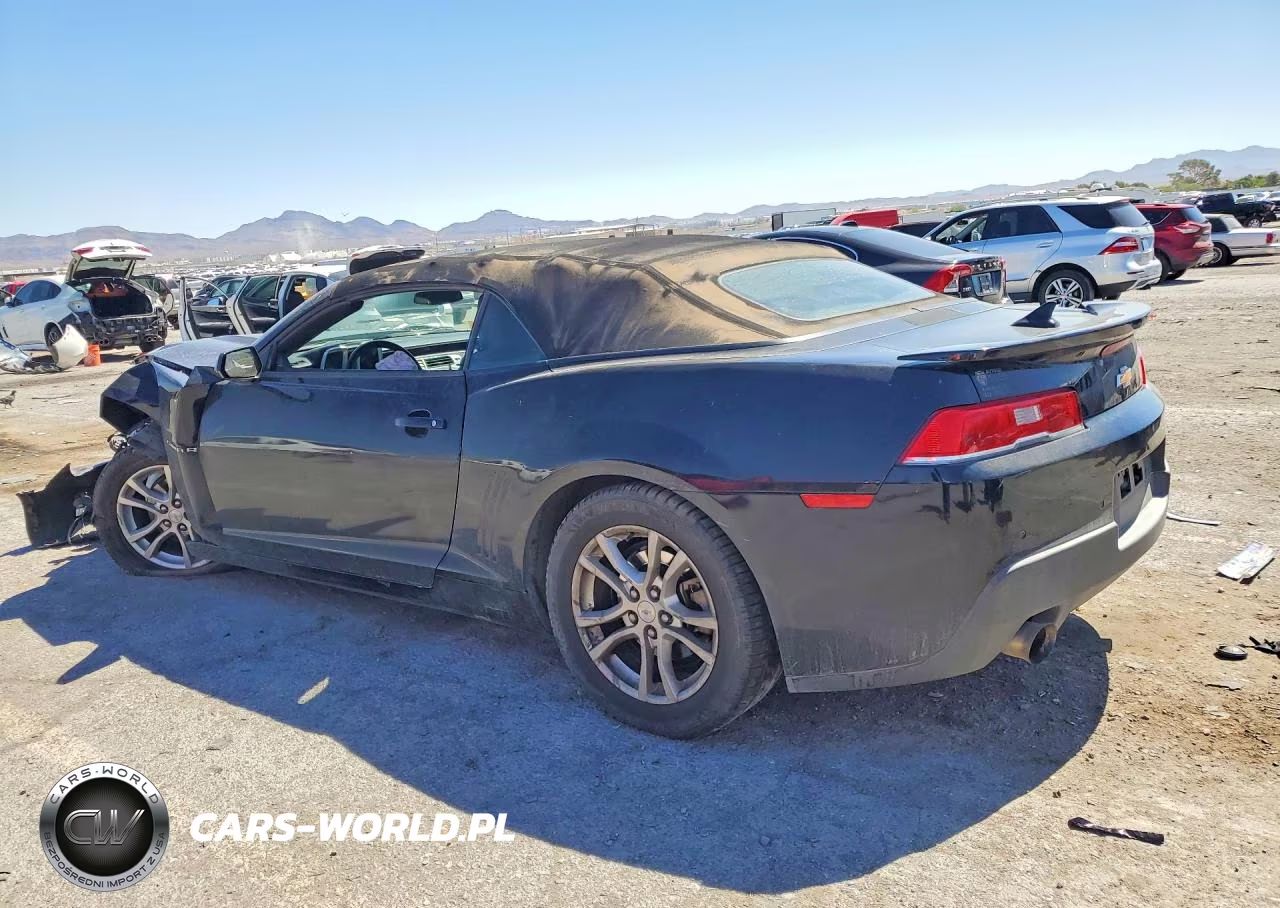 2015 Chevrolet Camaro Lt VIN:2G1FD3D39F9280819 - 2