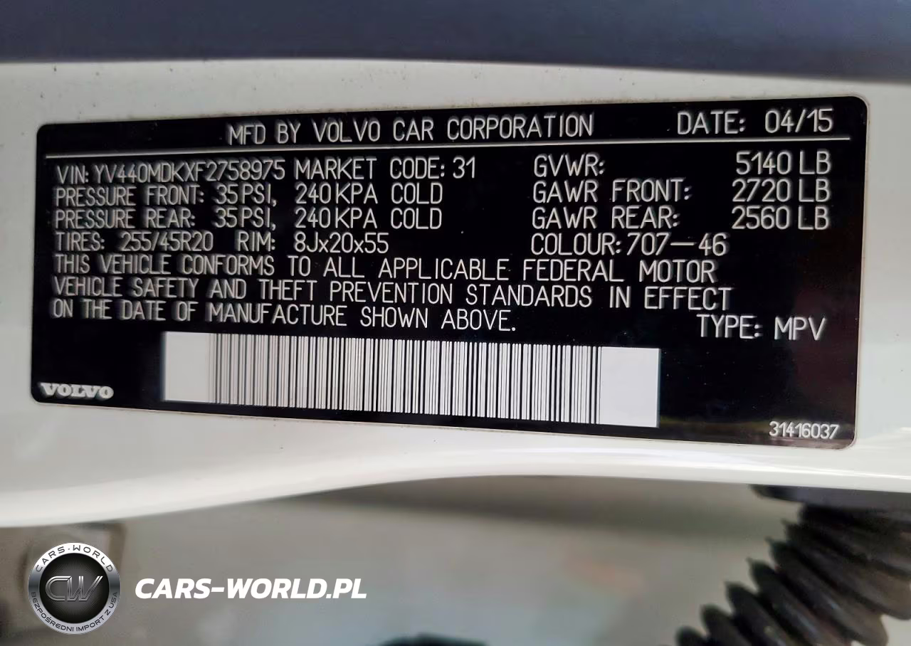 2015 Volvo Xc60 T5 Premier VIN:YV440MDKXF2758975 - 12