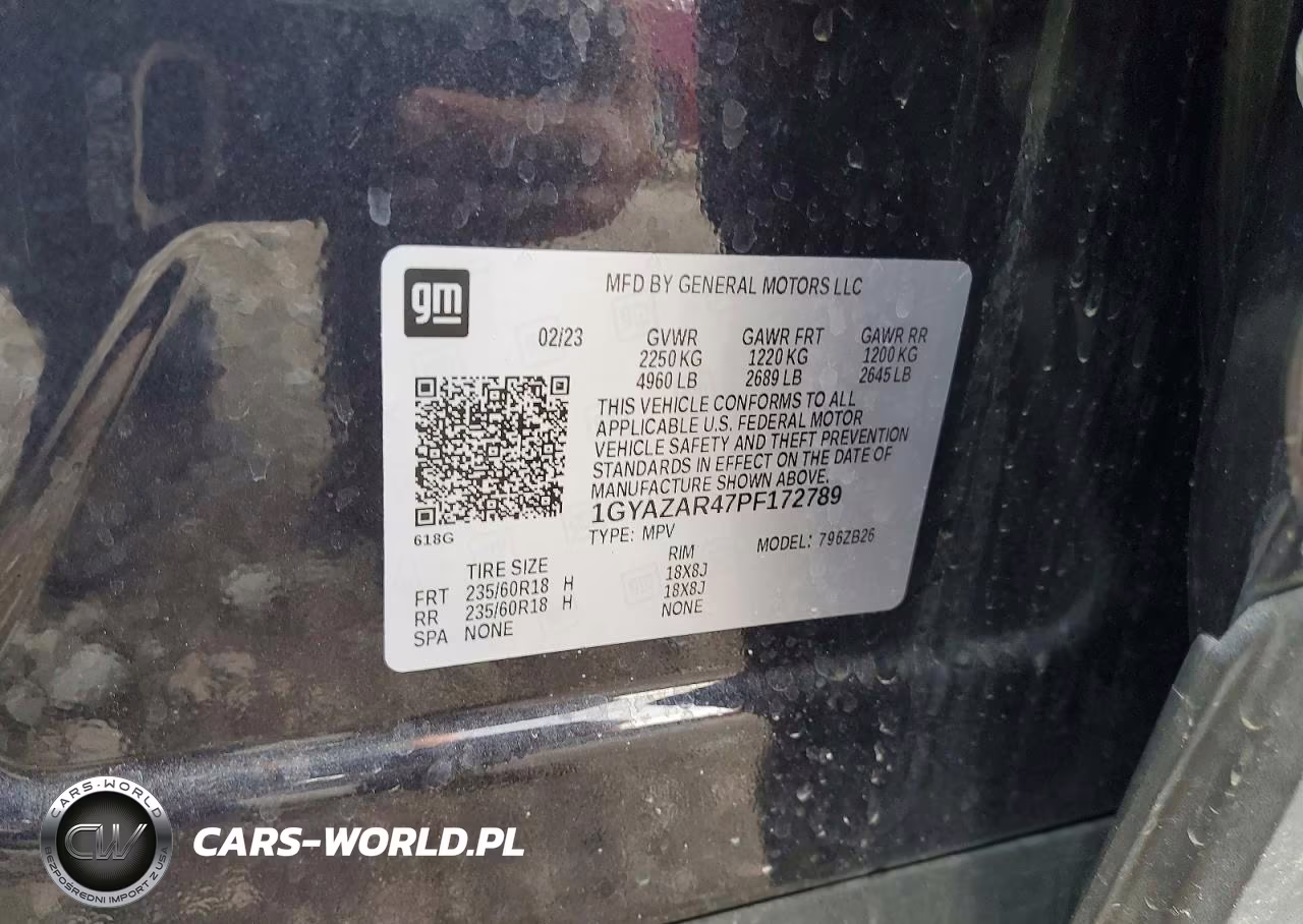 2023 Cadillac Xt4 Luxury VIN:1GYAZAR47PF172789 - 12