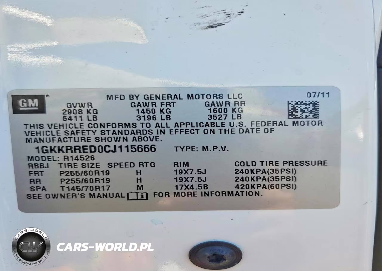 2012 GMC Acadia Slt-1 VIN:1GKKRRED0CJ115666 - 13