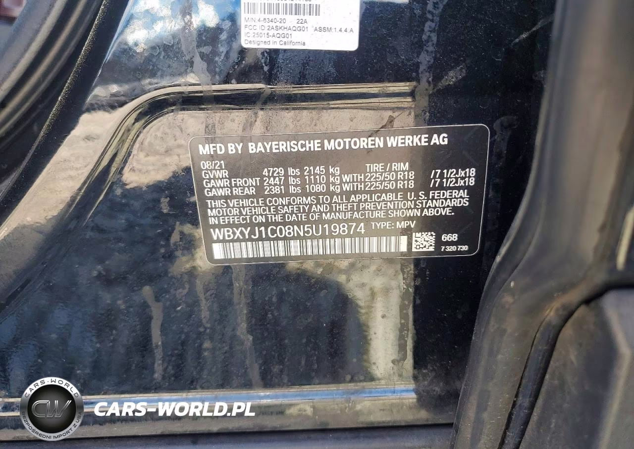 2022 BMW X2 xDrive28I VIN:WBXYJ1C08N5U19874 - 13