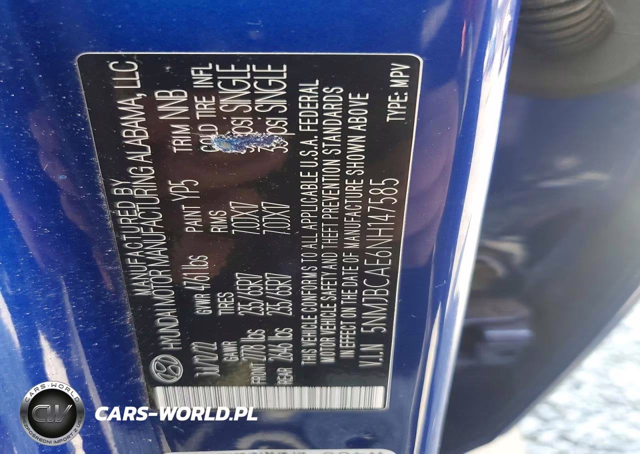 2022 Hyundai Tucson Sel VIN:5NMJBCAE6NH147585 - 13