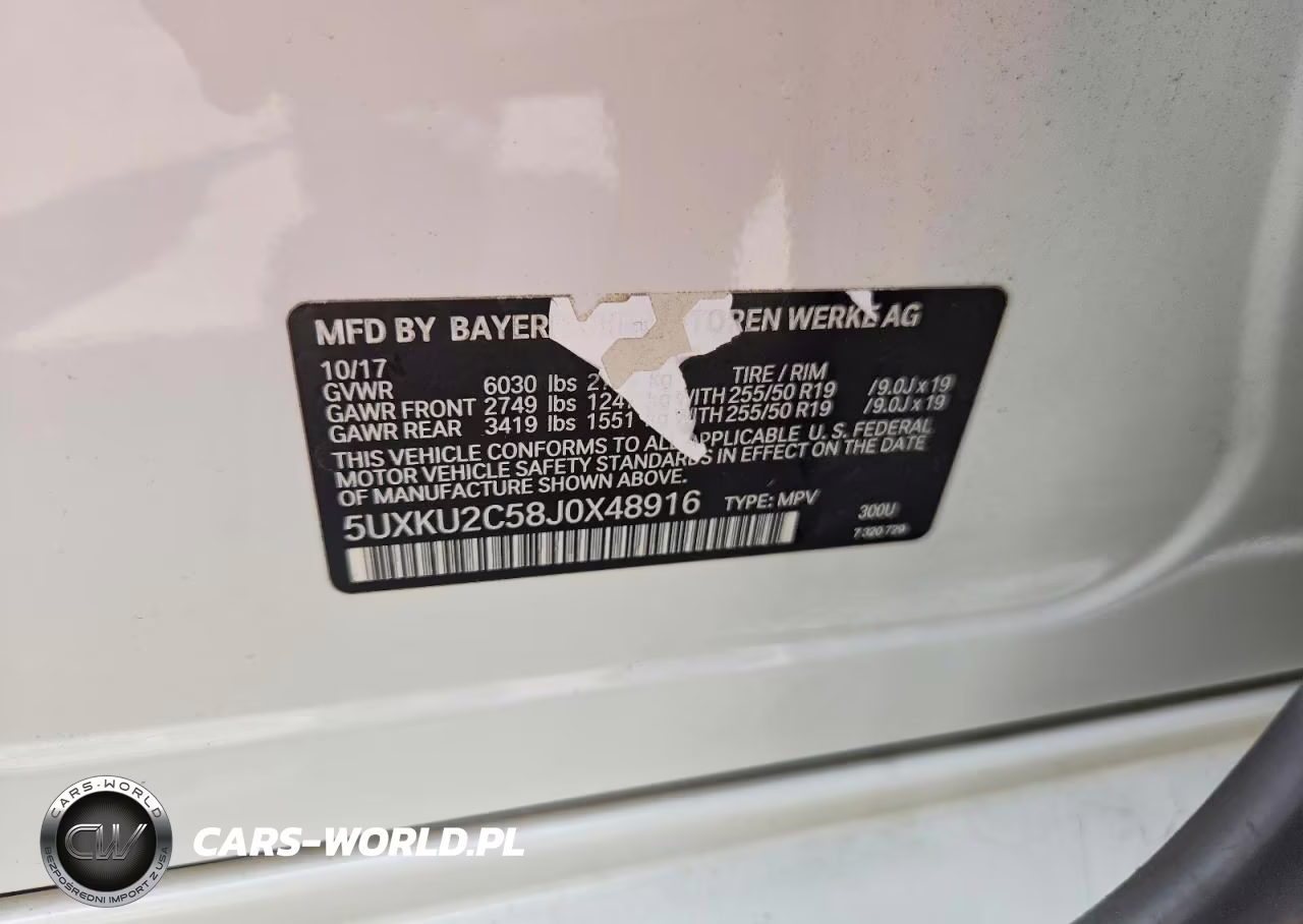 2018 BMW X6 xDrive35I VIN:5UXKU2C58J0X48916 - 14