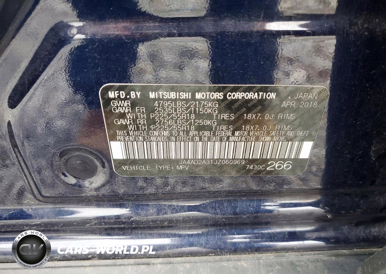 2018 Mitsubishi Outlander Es VIN:JA4AD2A31JZ060969 - 14