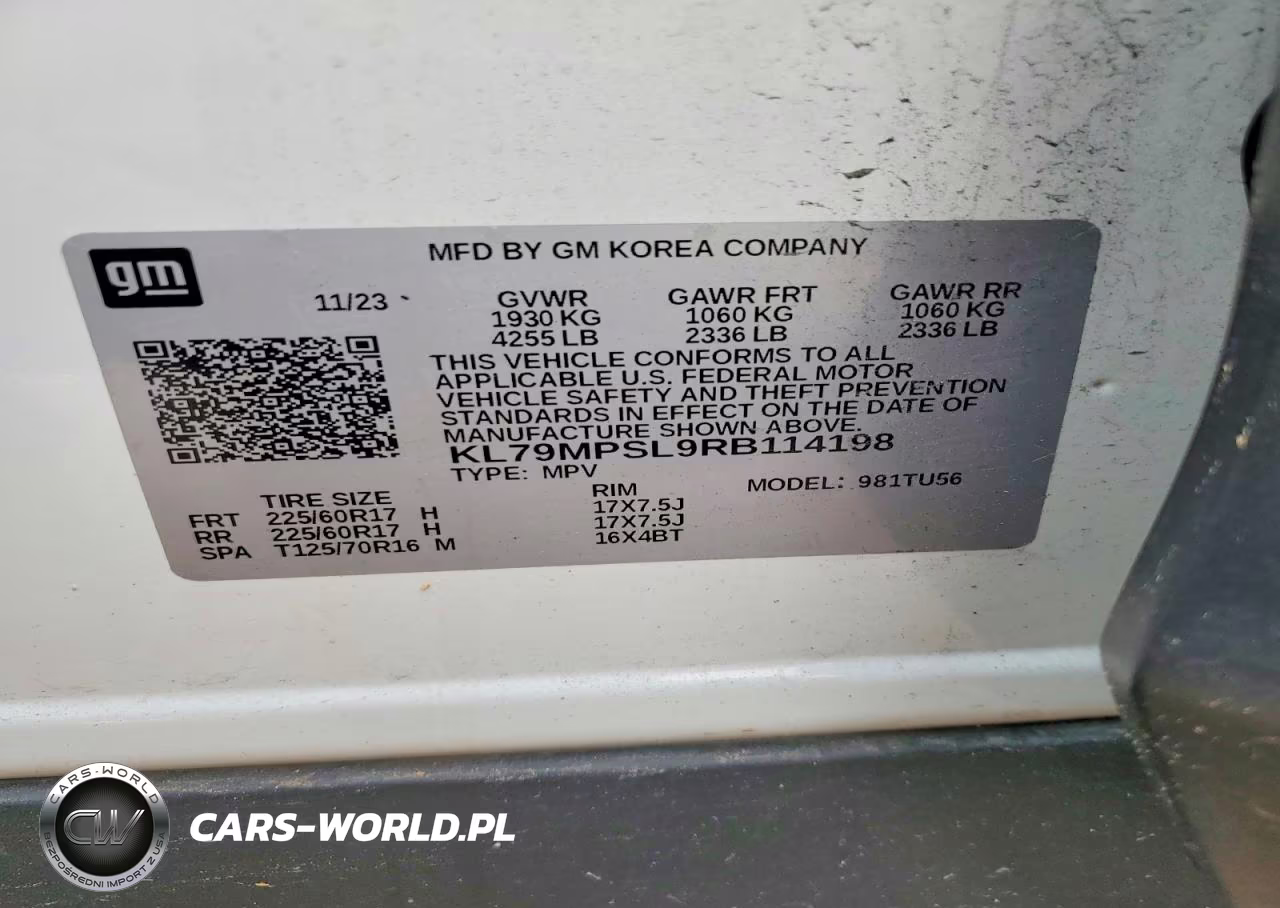 2024 Chevrolet Trailblazer Lt VIN:KL79MPSL9RB114198 - 13
