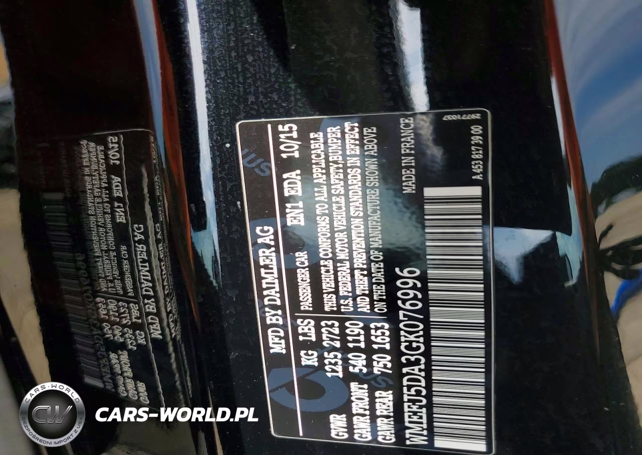 2016 Smart Fortwo VIN:WMEFJ5DA3GK076996 - 12