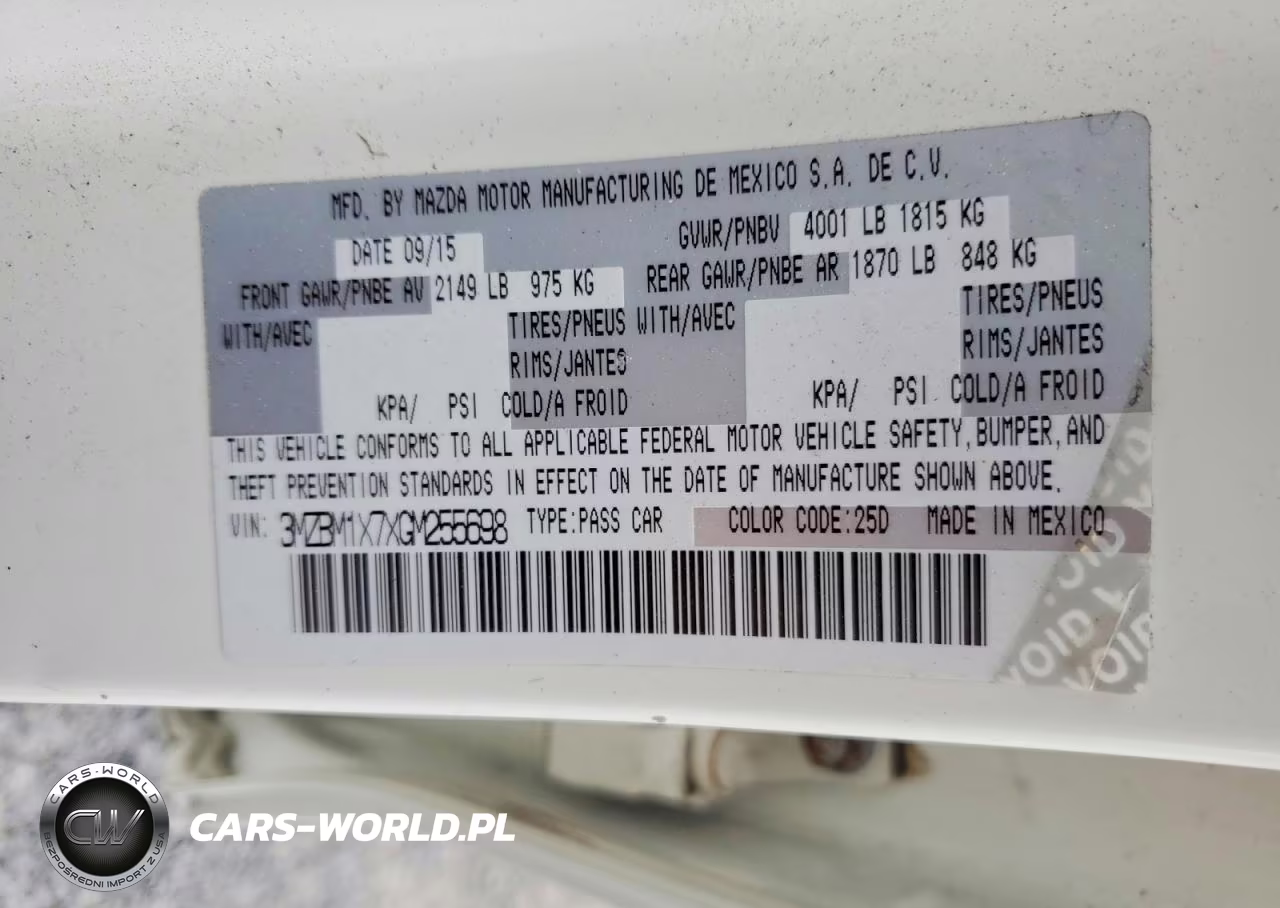 2016 Mazda 3 Grand Touring VIN:3MZBM1X7XGM255698 - 13