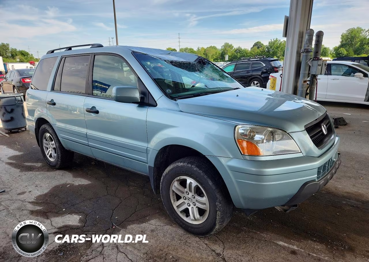 2003 Honda Pilot Exl VIN:2HKYF18573H559821 - 4