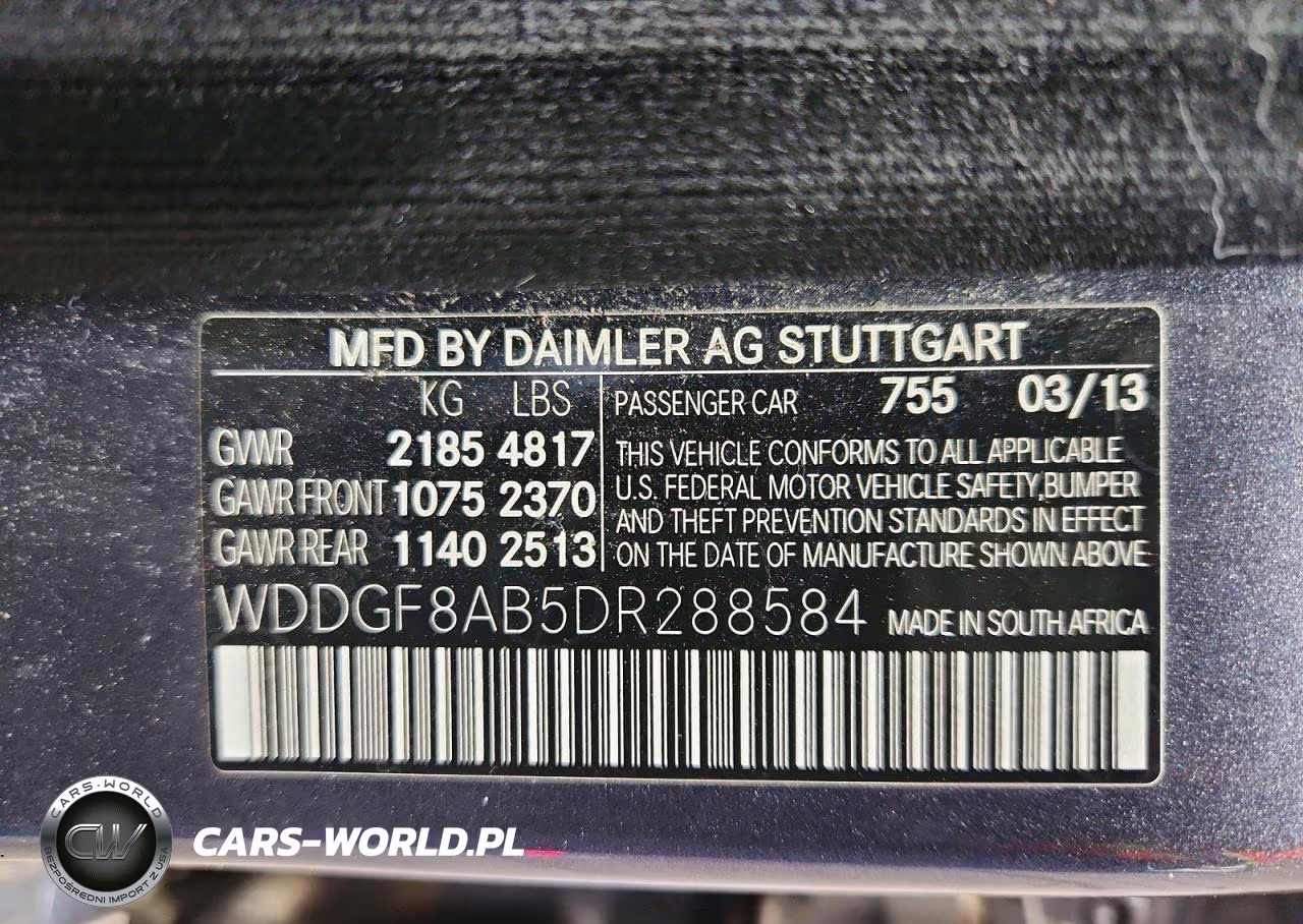 2013 Mercedes-Benz C300 4 Mat VIN:WDDGF8AB5DR288584 - 12