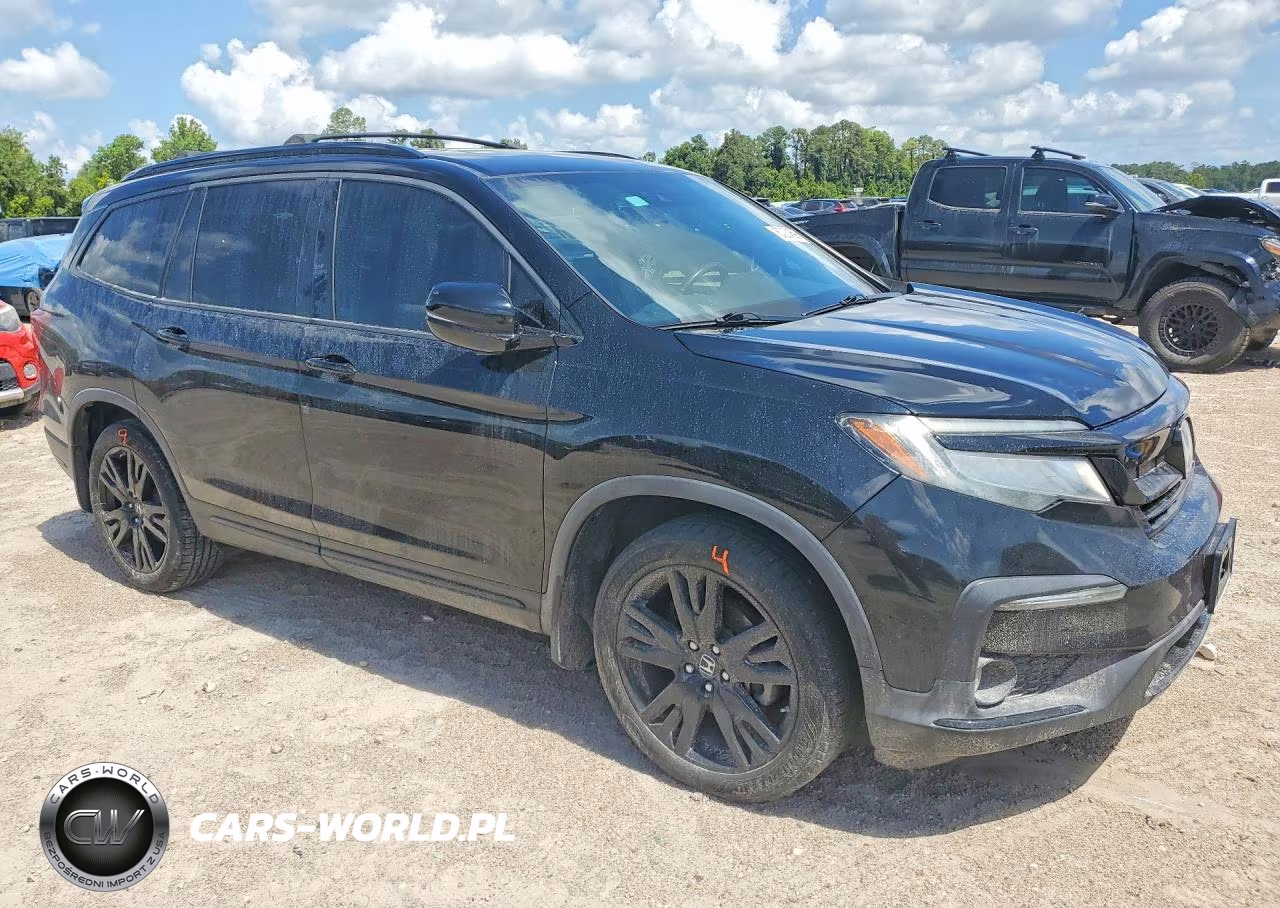 2020 Honda Pilot Black VIN:5FNYF6H71LB018051 - 4