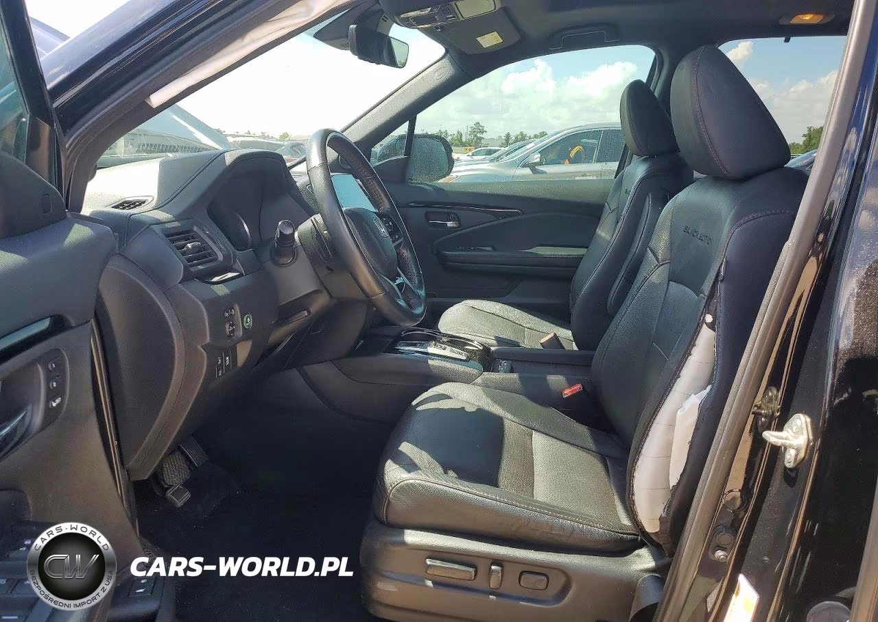 2020 Honda Pilot Black VIN:5FNYF6H71LB018051 - 7