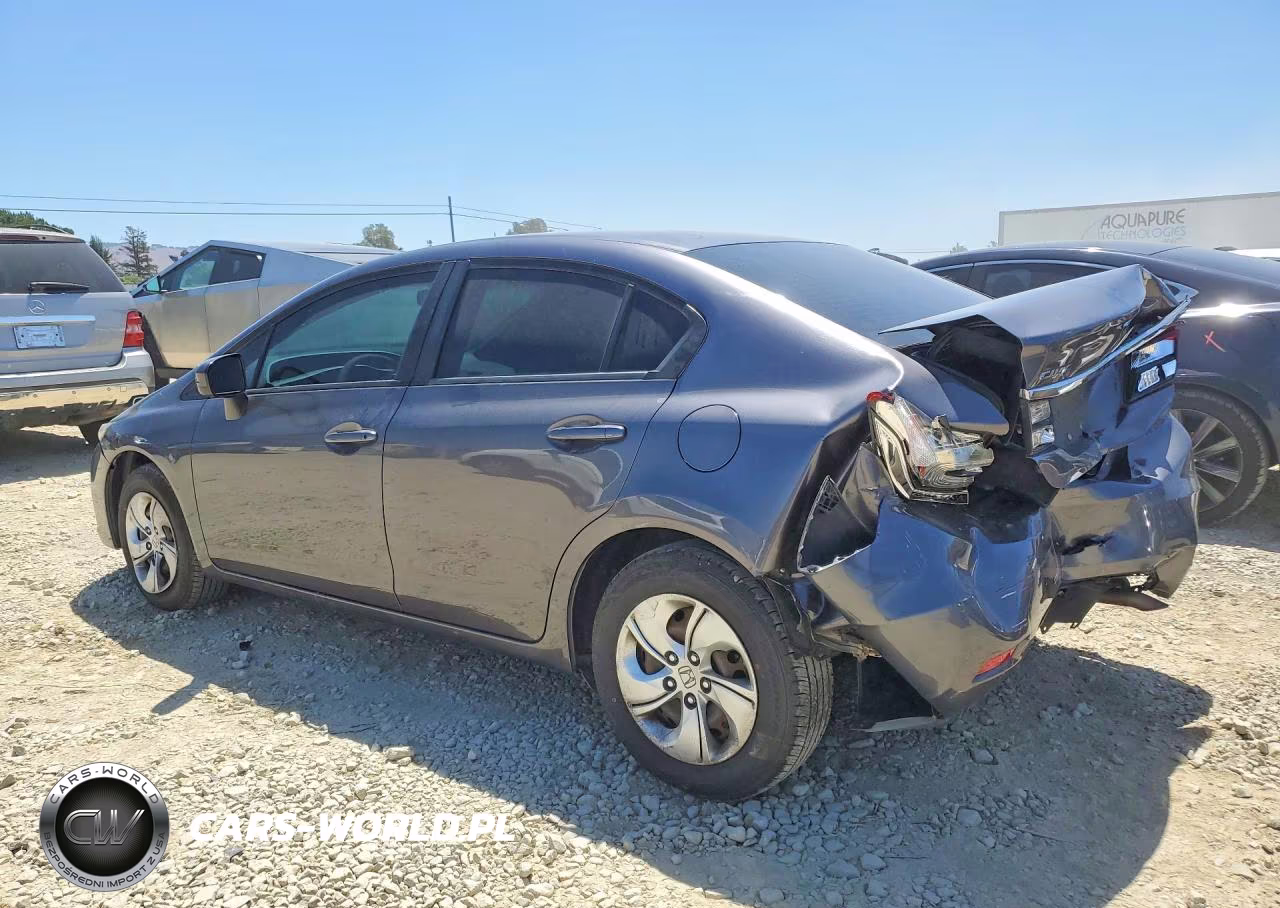 2015 Honda Civic Lx VIN:19XFB2F55FE700082 - 2