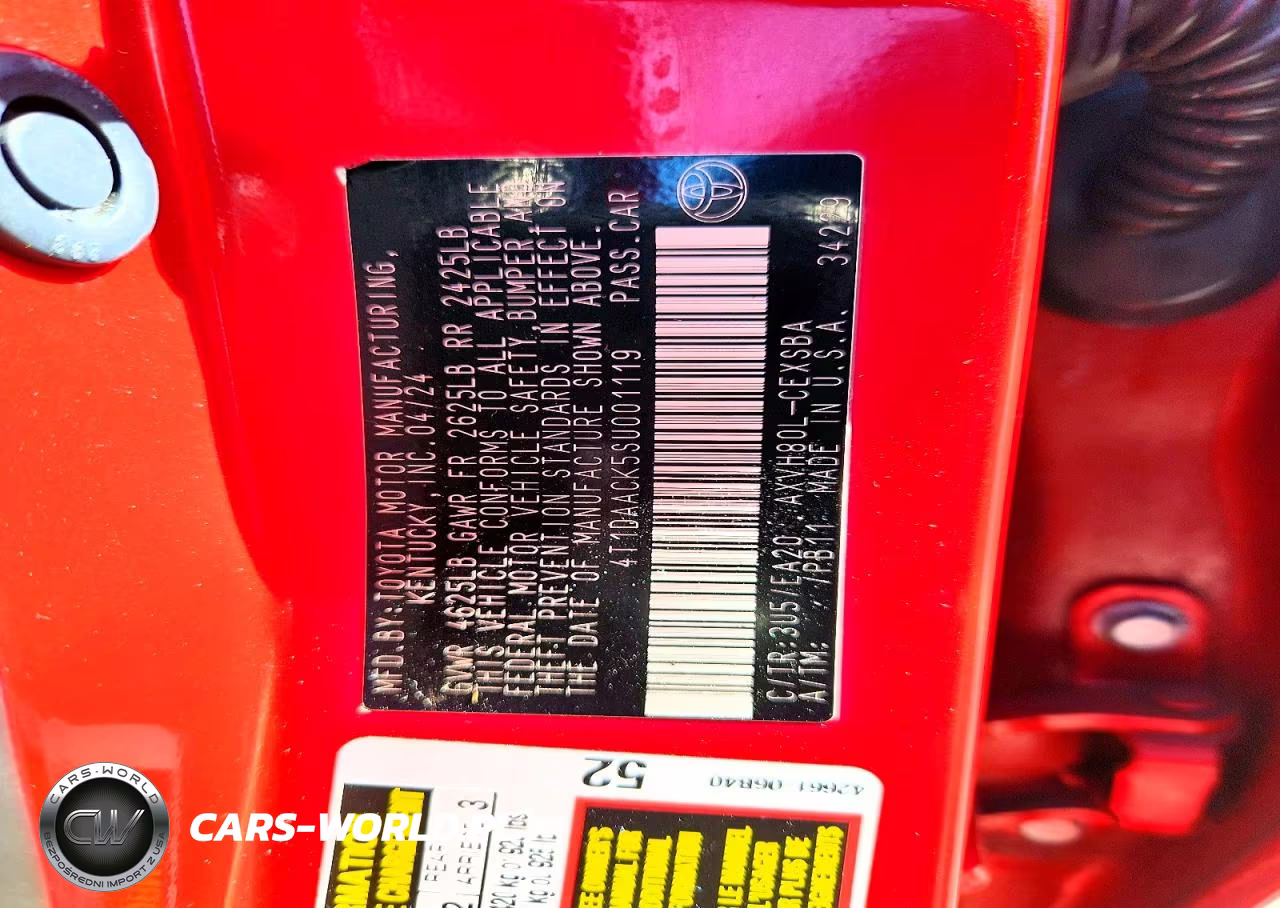 2025 Toyota Camry Se VIN:4T1DAACK5SU001119 - 12