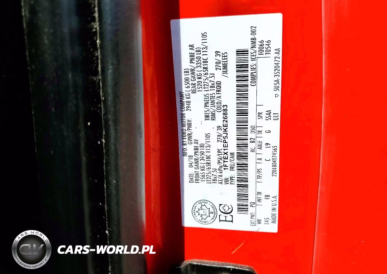 2018 Ford F150 Super Cab VIN:1FTEX1EP5JKE26883 - 12