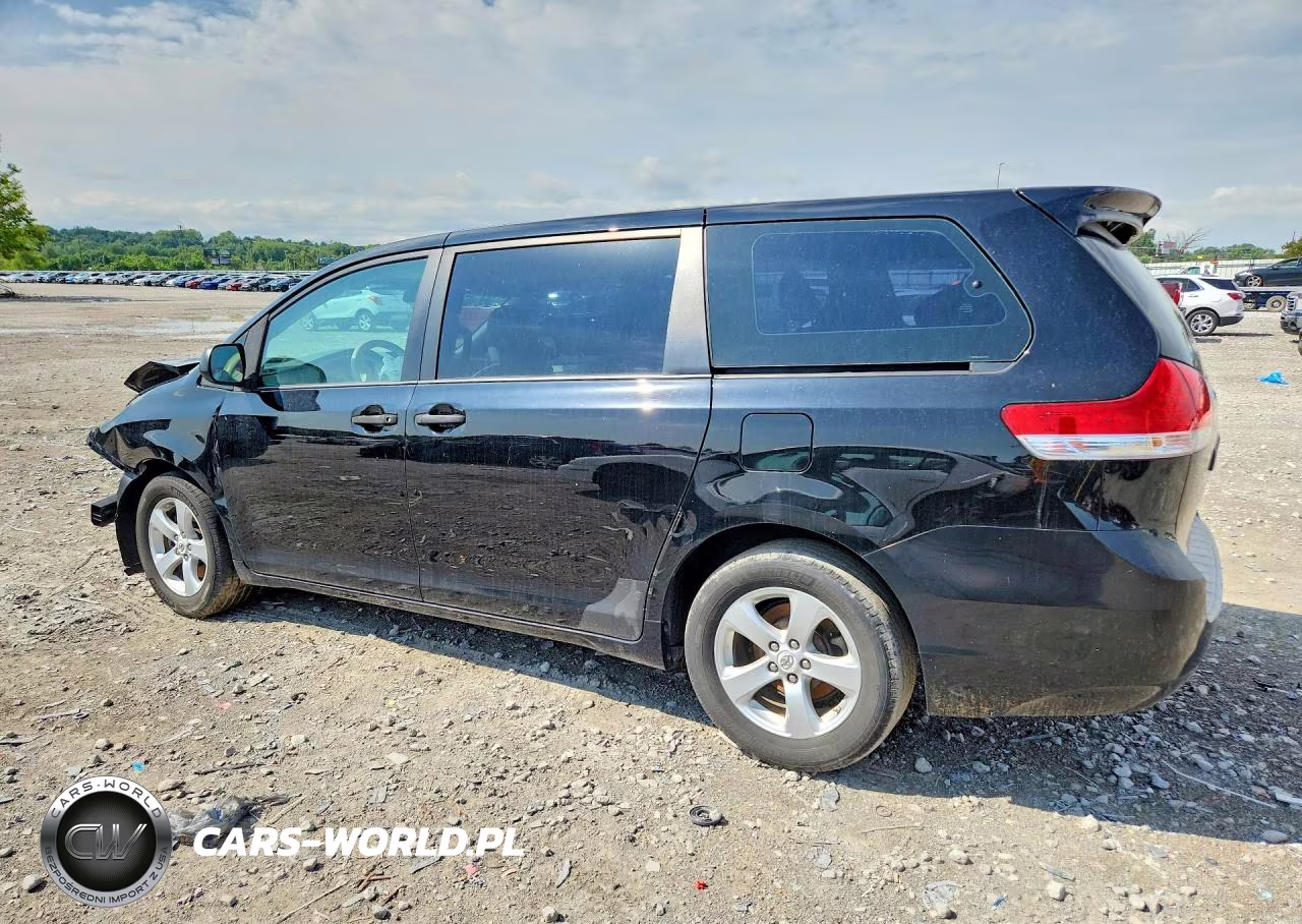2012 Toyota Sienna Base 7-Passenger VIN:5TDZK3DC6CS191948 - 2