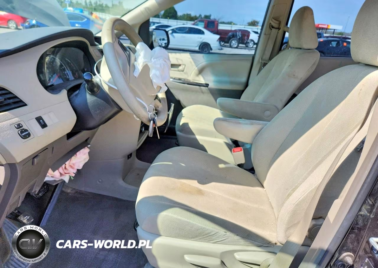 2012 Toyota Sienna Base 7-Passenger VIN:5TDZK3DC6CS191948 - 7