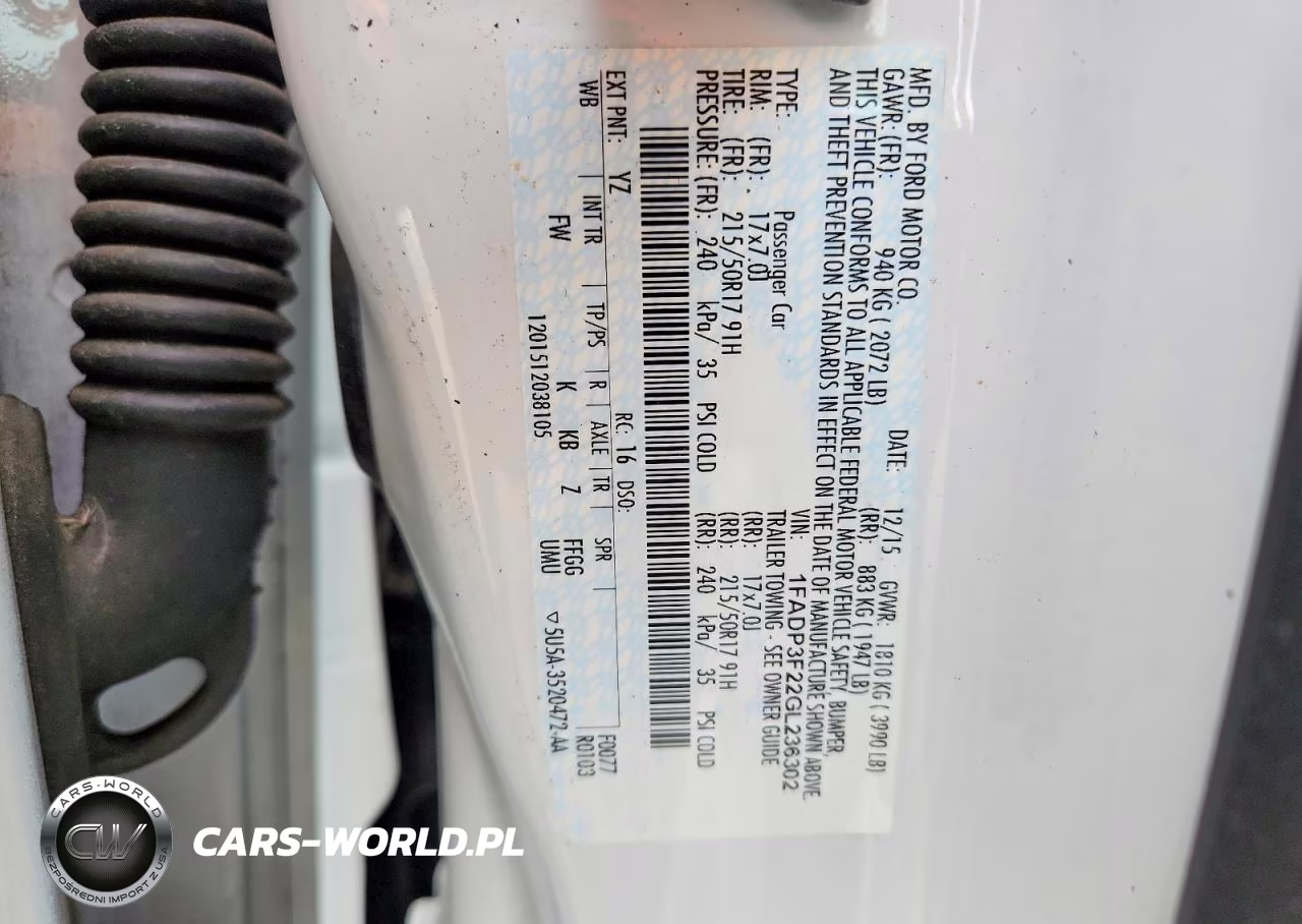 2016 Ford Focus Se VIN:1FADP3F22GL236302 - 12