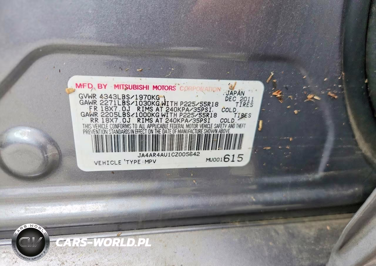 2012 Mitsubishi Outlander Sport Se VIN:JA4AR4AU1CZ005642 - 13