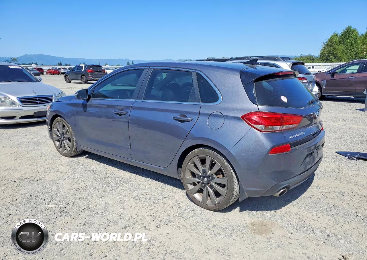 2018 Hyundai Elantra Gt Sport VIN:KMHH55LC6JU033193 - 2