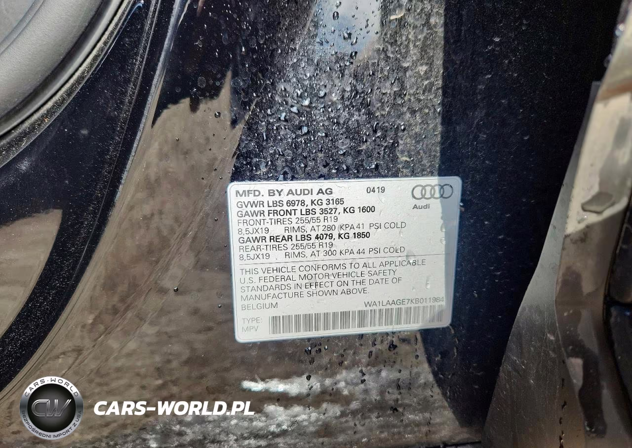 2019 Audi E-Tron Premium Plus VIN:WA1LAAGE7KB011984 - 14