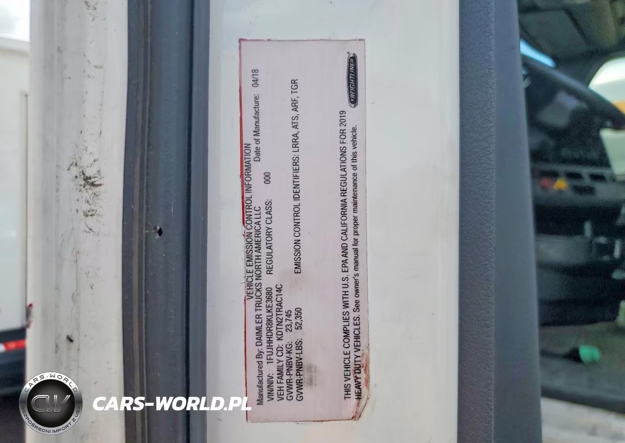 2018 Freightliner Cascadia 126 Trucks VIN:1FUJHHDR8KLKE3680 - 12