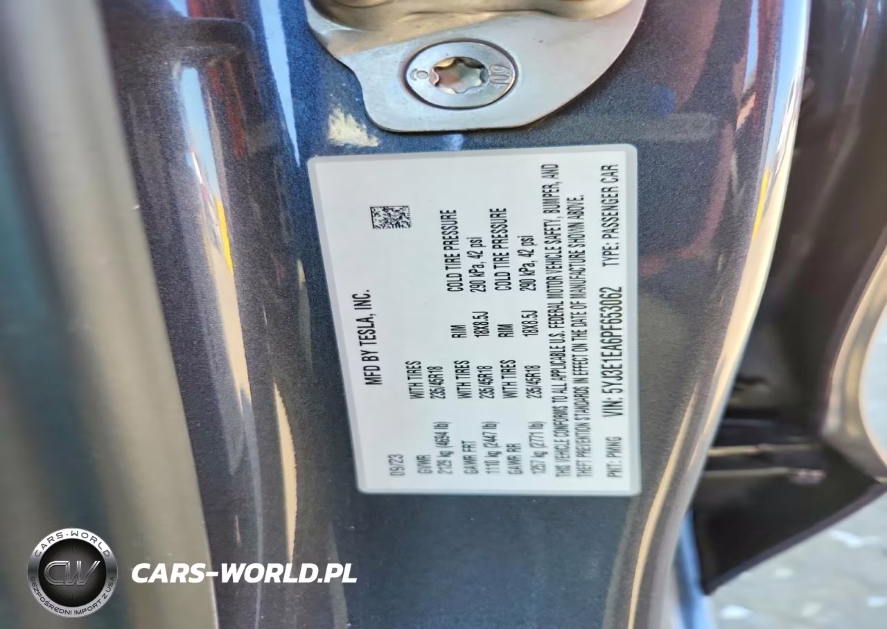 2023 Tesla Model 3 VIN:5YJ3E1EA6PF653062 - 12