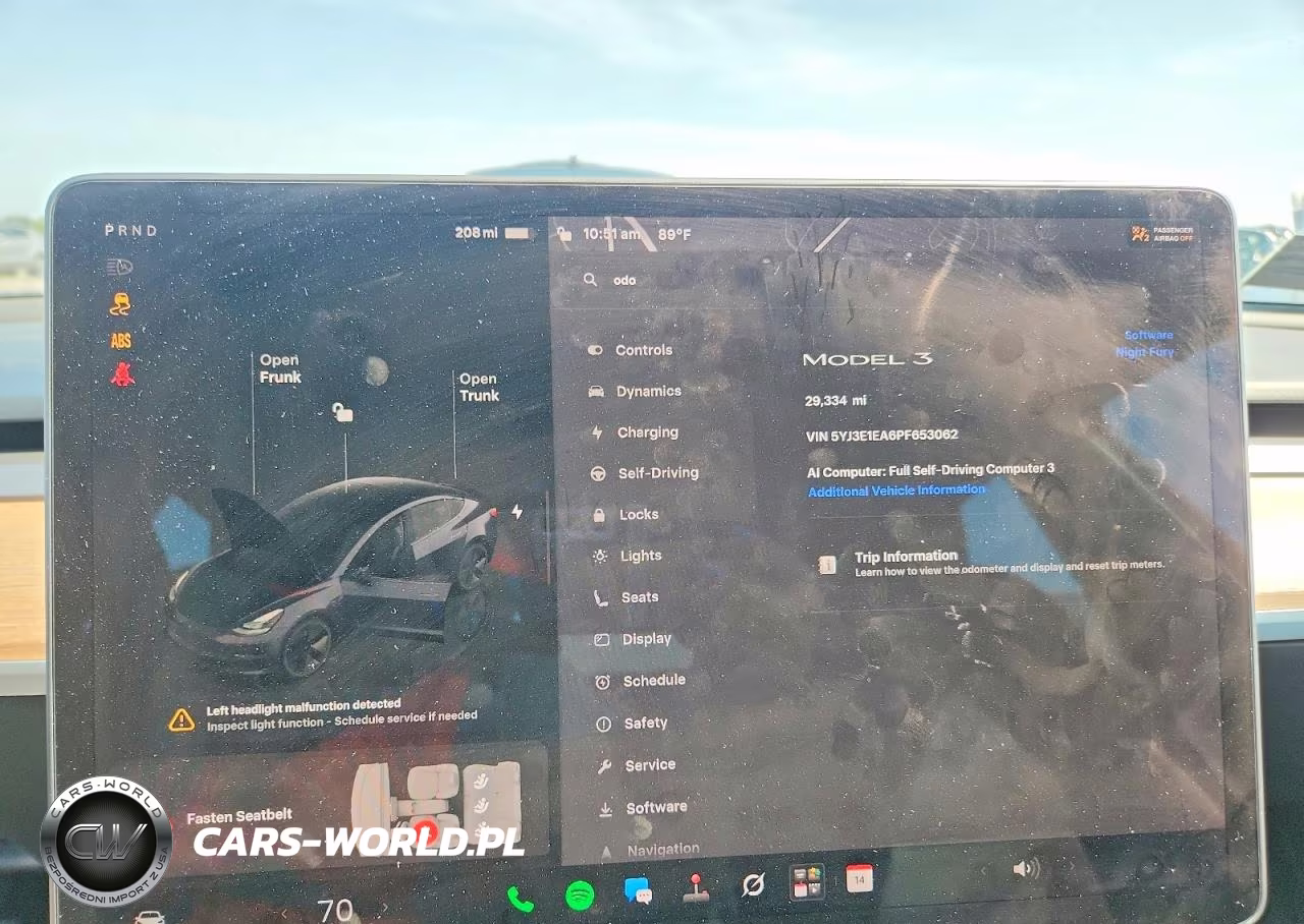 2023 Tesla Model 3 VIN:5YJ3E1EA6PF653062 - 9