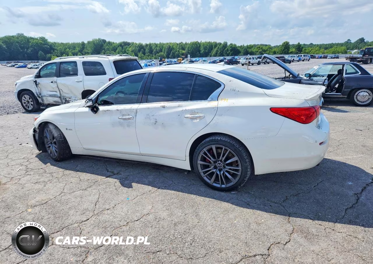 2017 Infiniti Q50 Red Sport 400 VIN:JN1FV7AR1HM871806 - 2